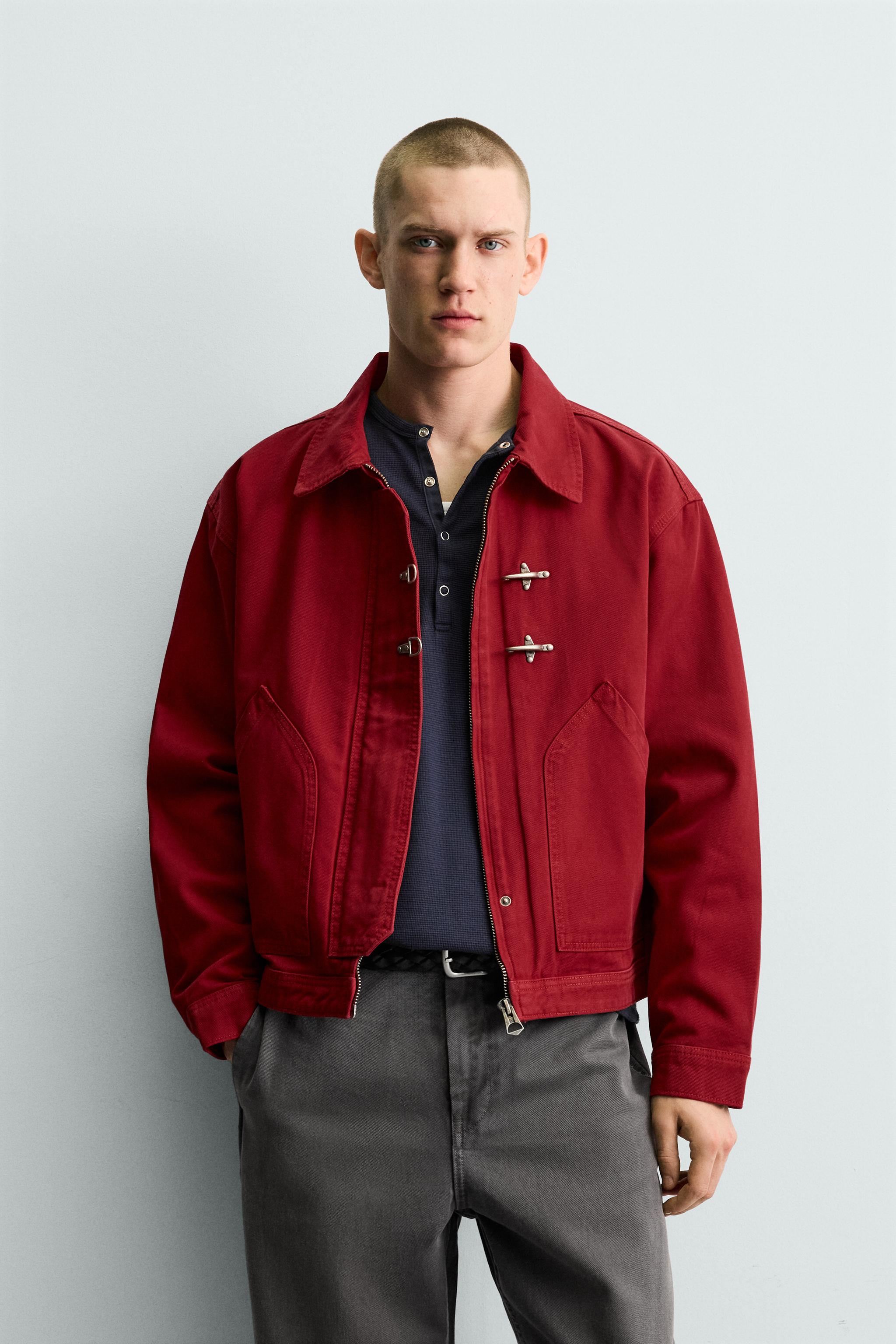 BLOUSON COUPE CARRÉE À BRANDEBOURGS